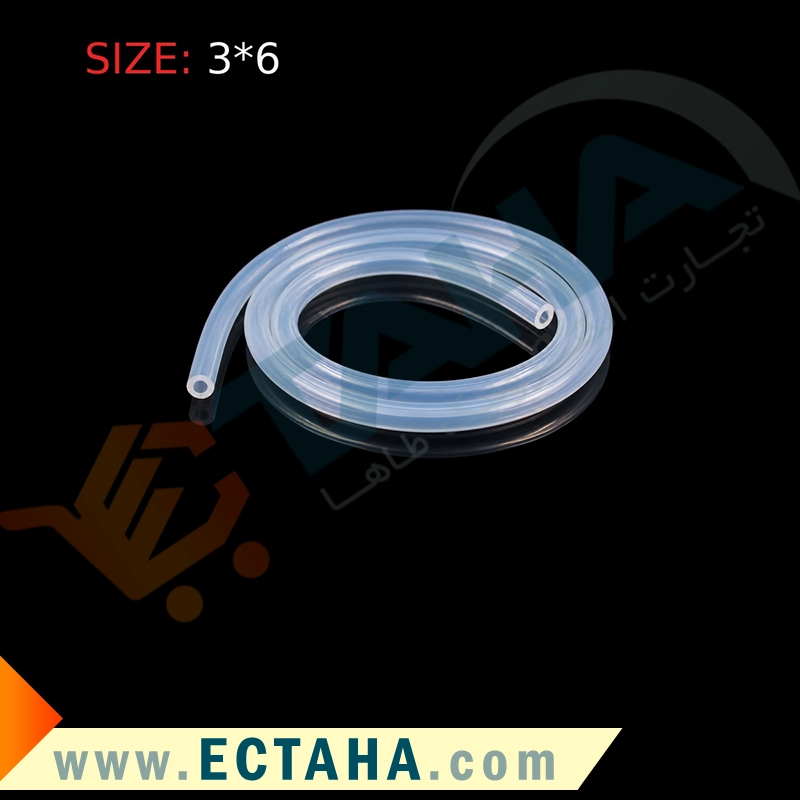 شیلنگ سیلیکون نسوز سایز 6x3