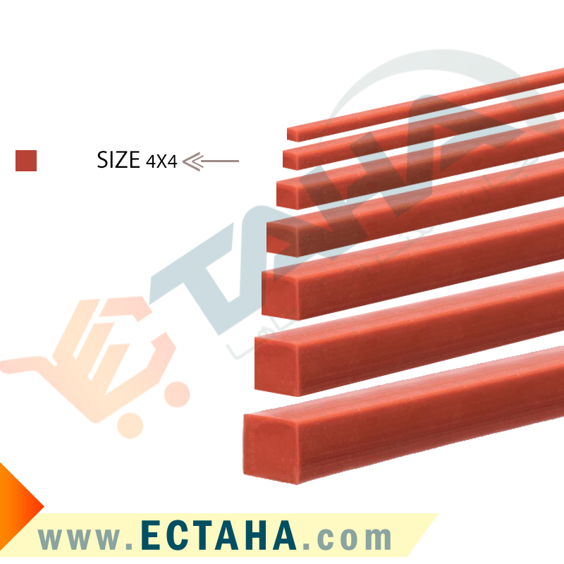 سیلیکون چهارگوش سایز 4در4